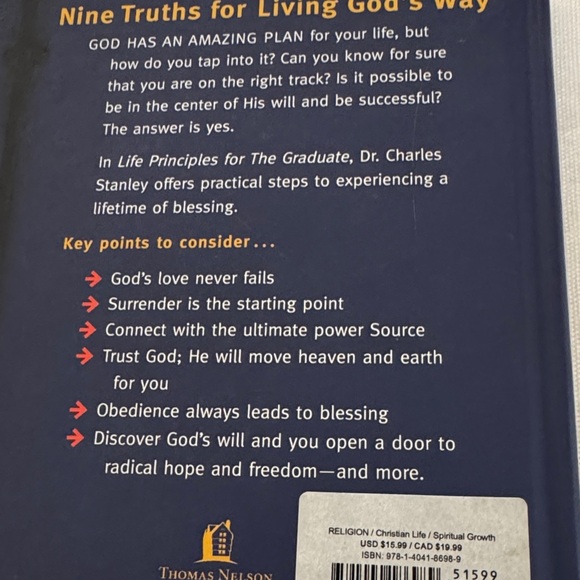 Life Principles for the Graduate by - Charles F. Stanley - Picture 4 of 4